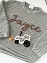 Load image into Gallery viewer, Personalized Sage Sweater