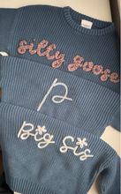 Load image into Gallery viewer, Personalized Denim Sweater