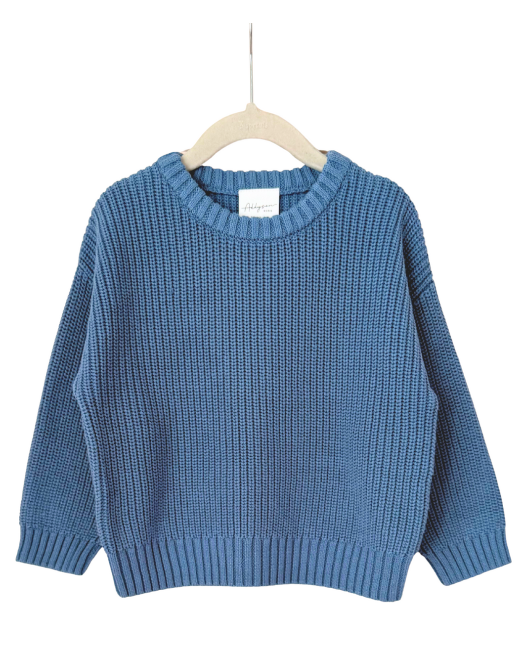 Personalized Denim Sweater