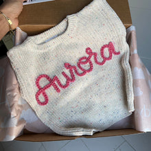 Load image into Gallery viewer, Personalized Speckled Oat Sweater
